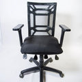 Ergonomische bureaustoel, kleur zwart en wit