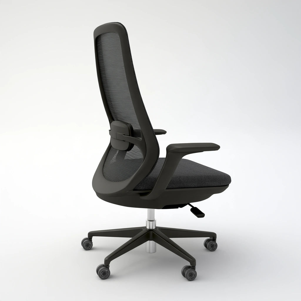 Ergonomische bureaustoel, kleur zwart