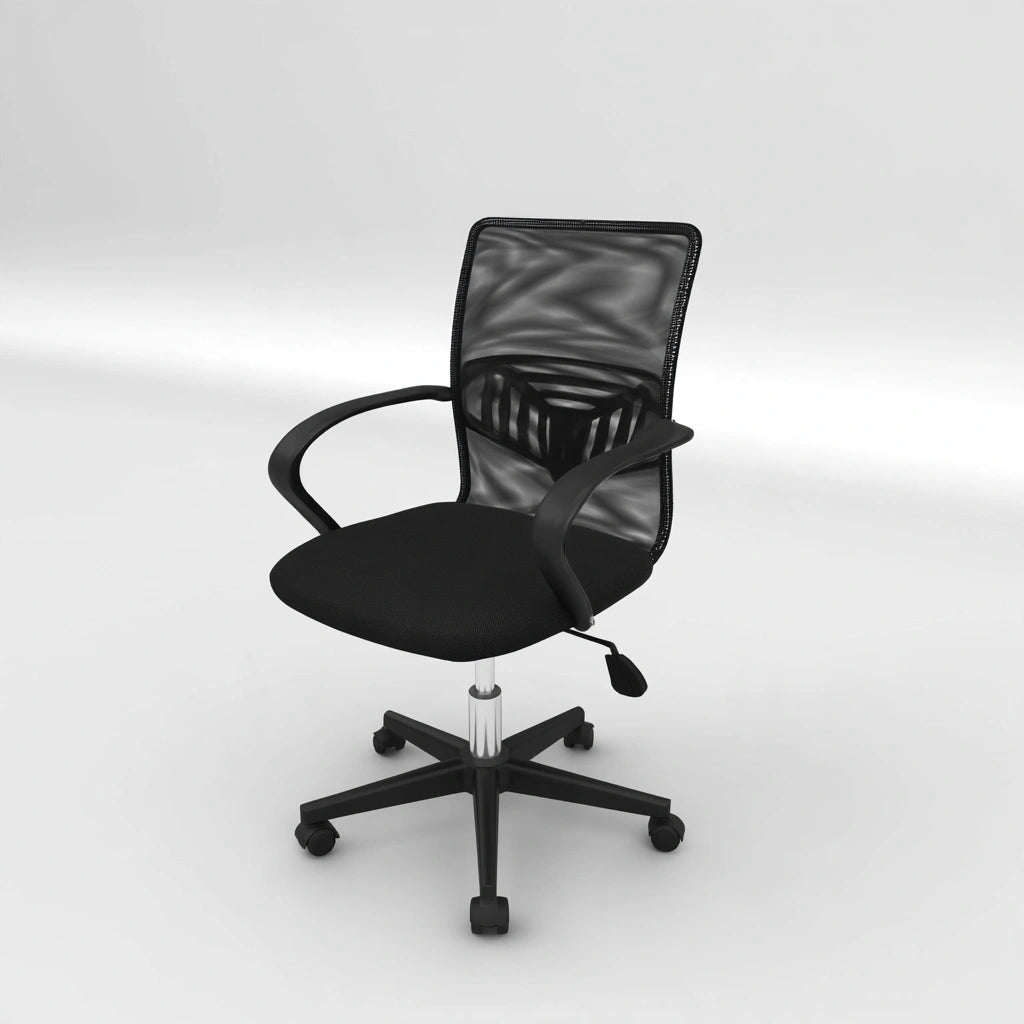 Ergonomische bureaustoel, kleur zwart
