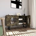 Dressoir van hout, kleur naturelbruin
