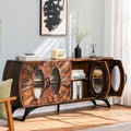 Dressoir van hout, kleur naturelbruin