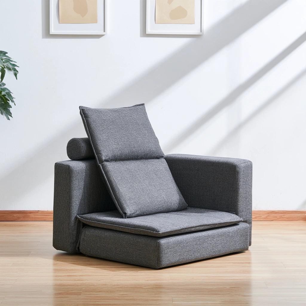 Accentfauteuil, kleur grijs